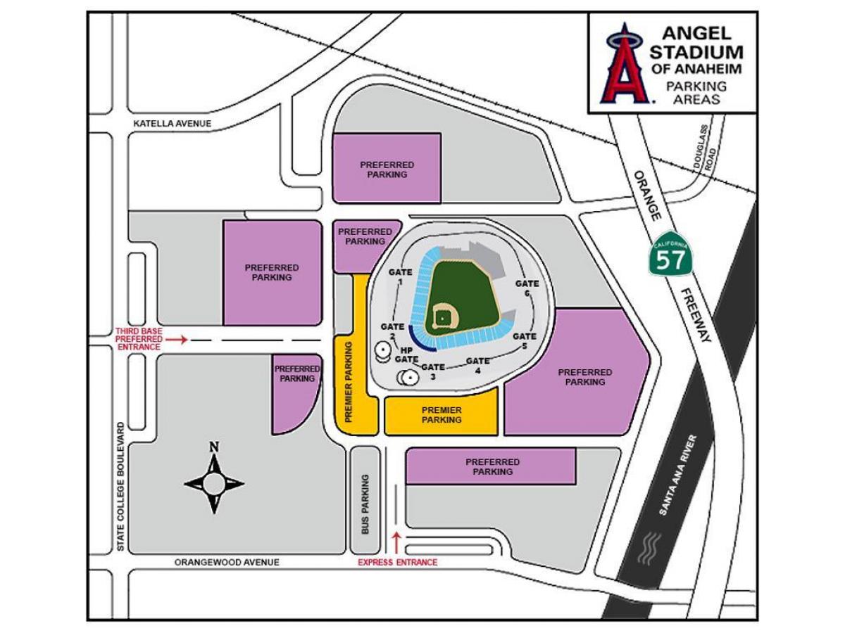 mapa andělé parkoviště