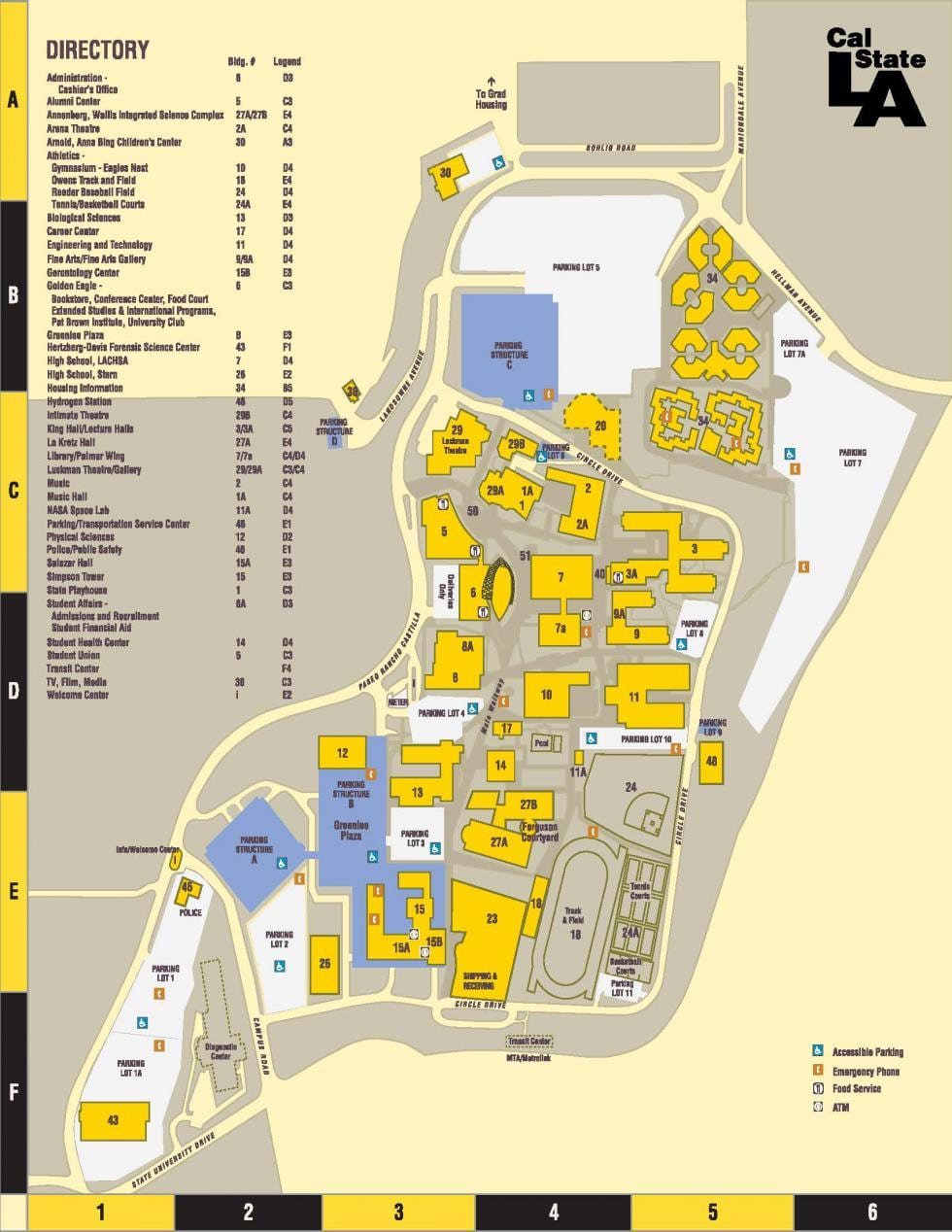 mapa csuLA 