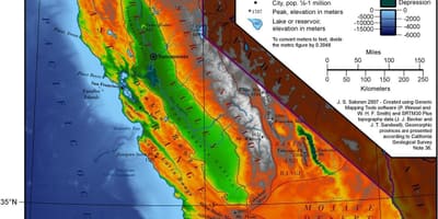 LA topografické mapy