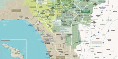 LA turistická mapa