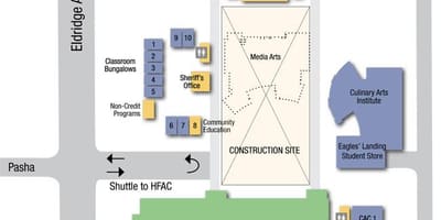 LA mission college mapa