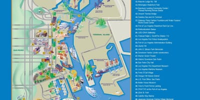 Mapa port of Los Angeles