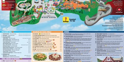 Six flags mapa Los Angeles